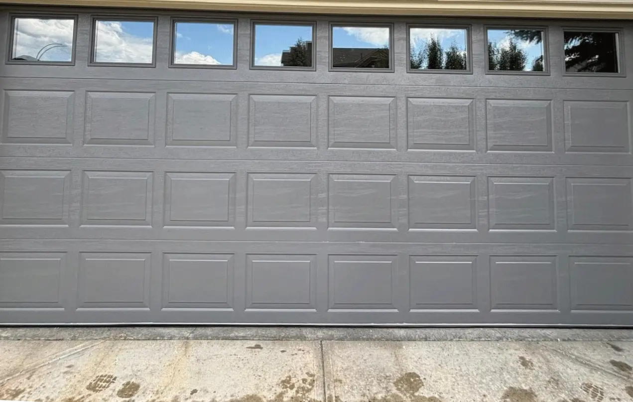 After: Door with windows re-hung & balanced
