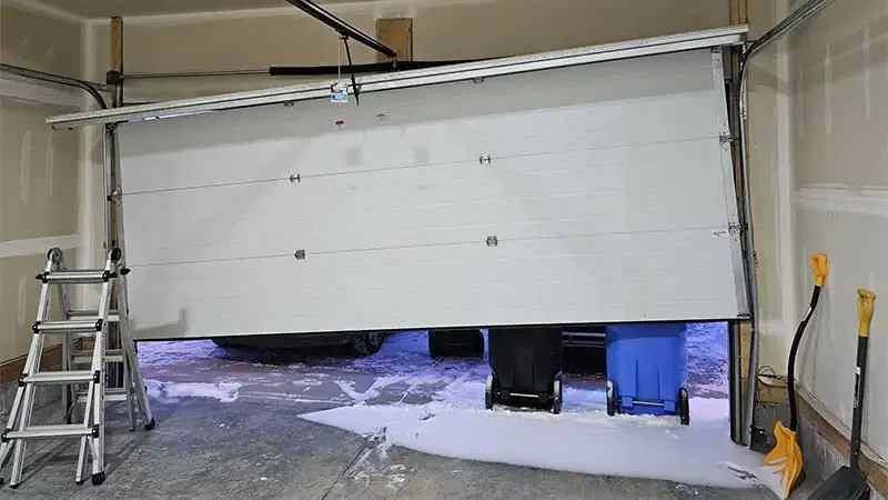 Garage Door Off Track Repair in Calgary